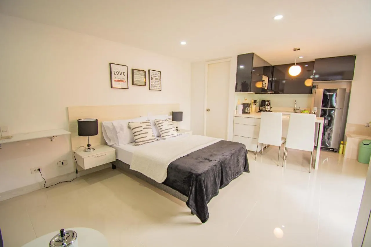 Apartmán Loft Moderno En El Poblado Con Vista Y Parqueadero Mio Lofts Medellín Kolumbie