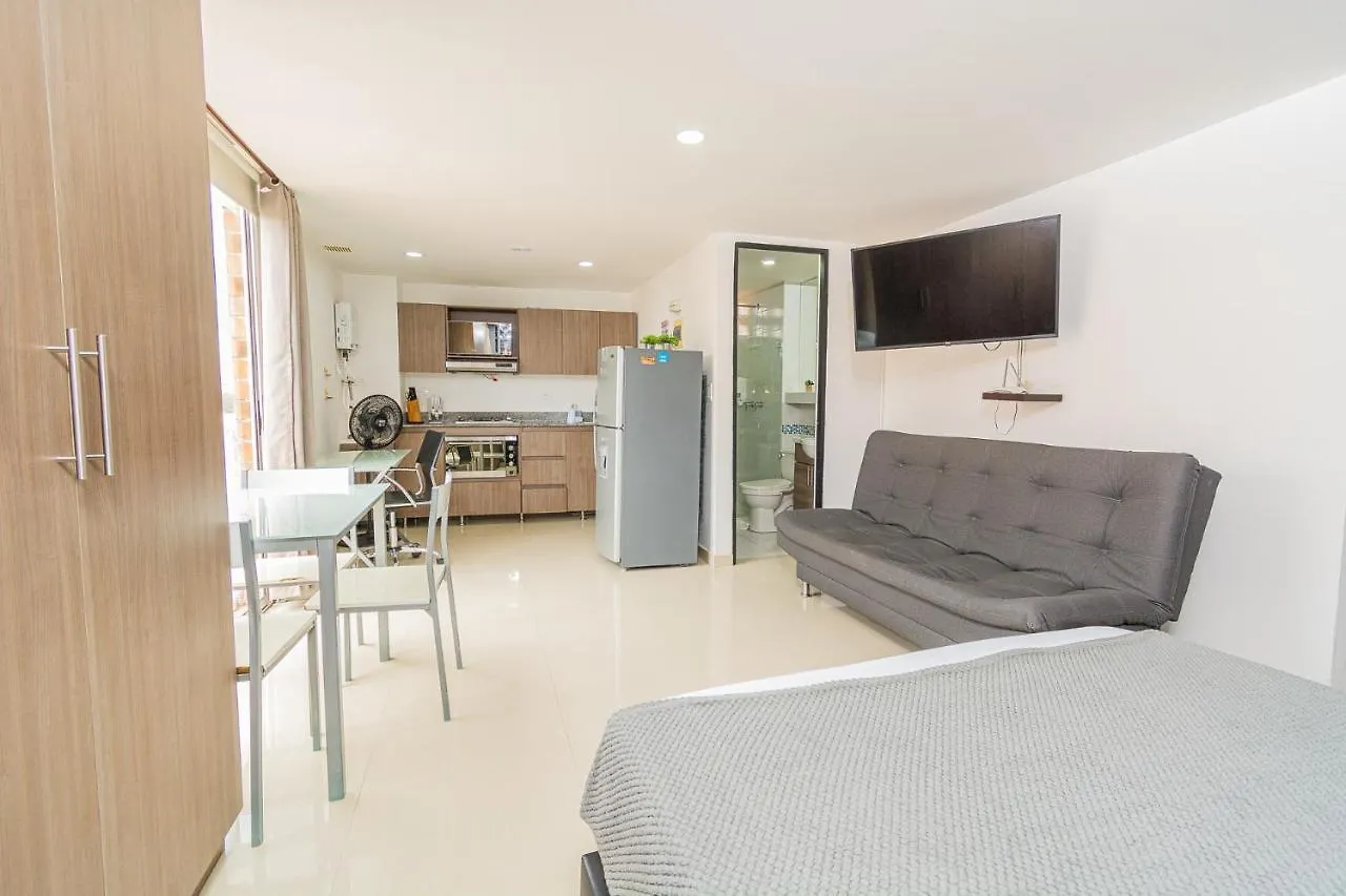Apartmán Loft Moderno En El Poblado Con Vista Y Parqueadero Mio Lofts Medellín Kolumbie
