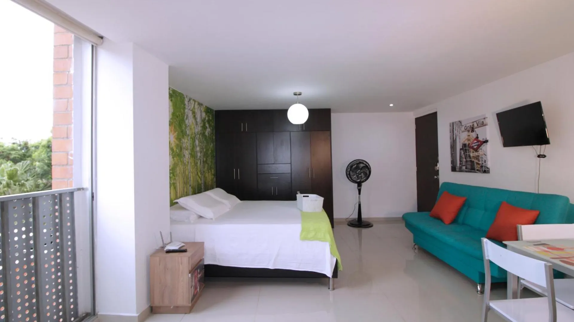 Apartmán Loft Moderno En El Poblado Con Vista Y Parqueadero Mio Lofts Medellín Kolumbie