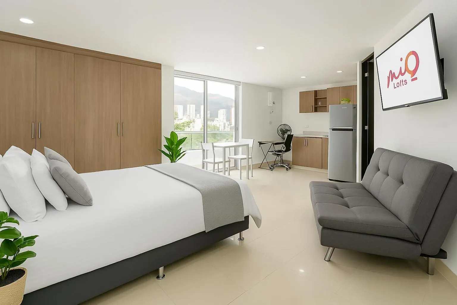 Loft Moderno En El Poblado Con Vista Y Parqueadero Mio Lofts Medellin