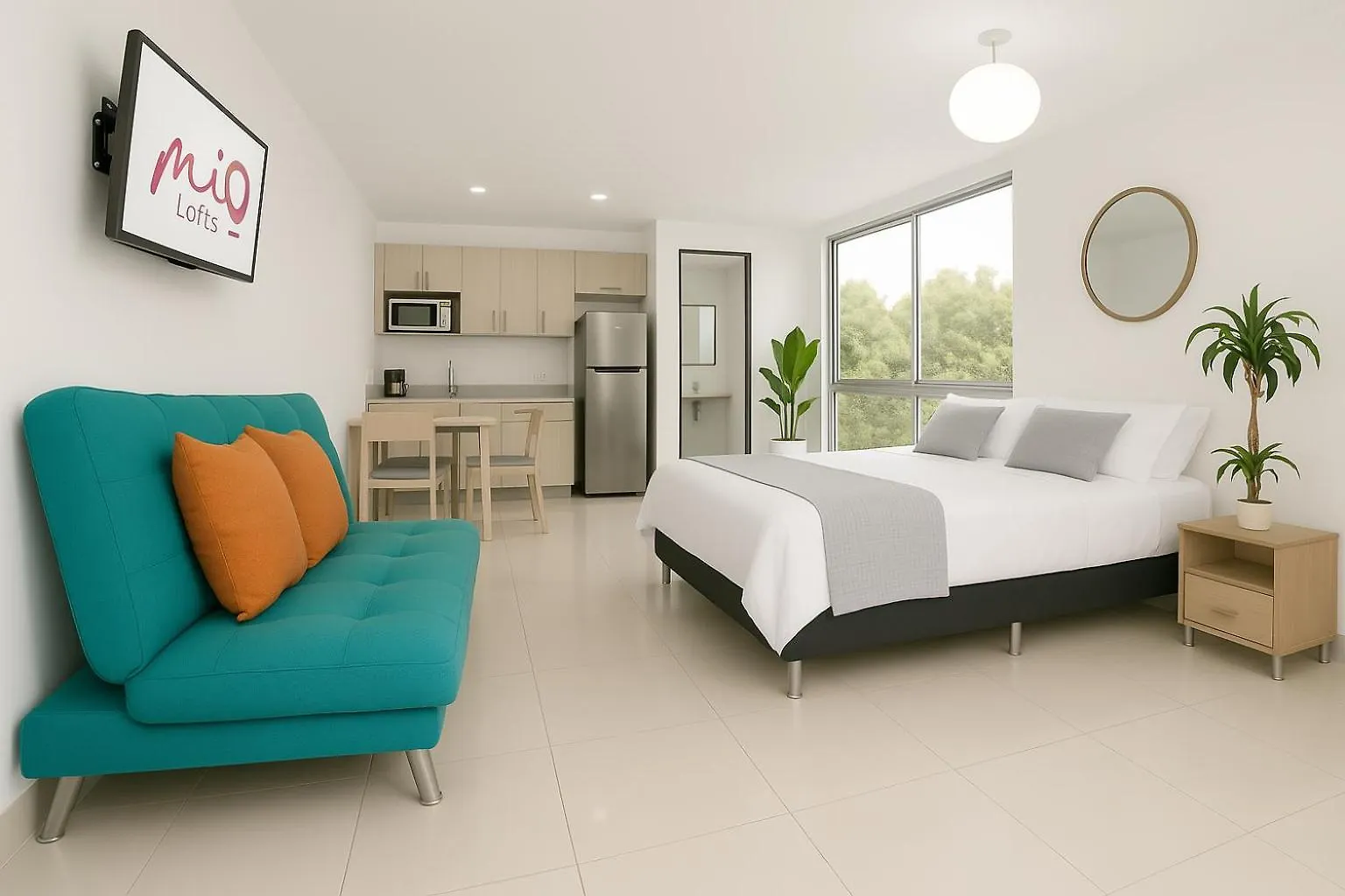 Apartment Loft Moderno En El Poblado Con Vista Y Parqueadero Mio Lofts