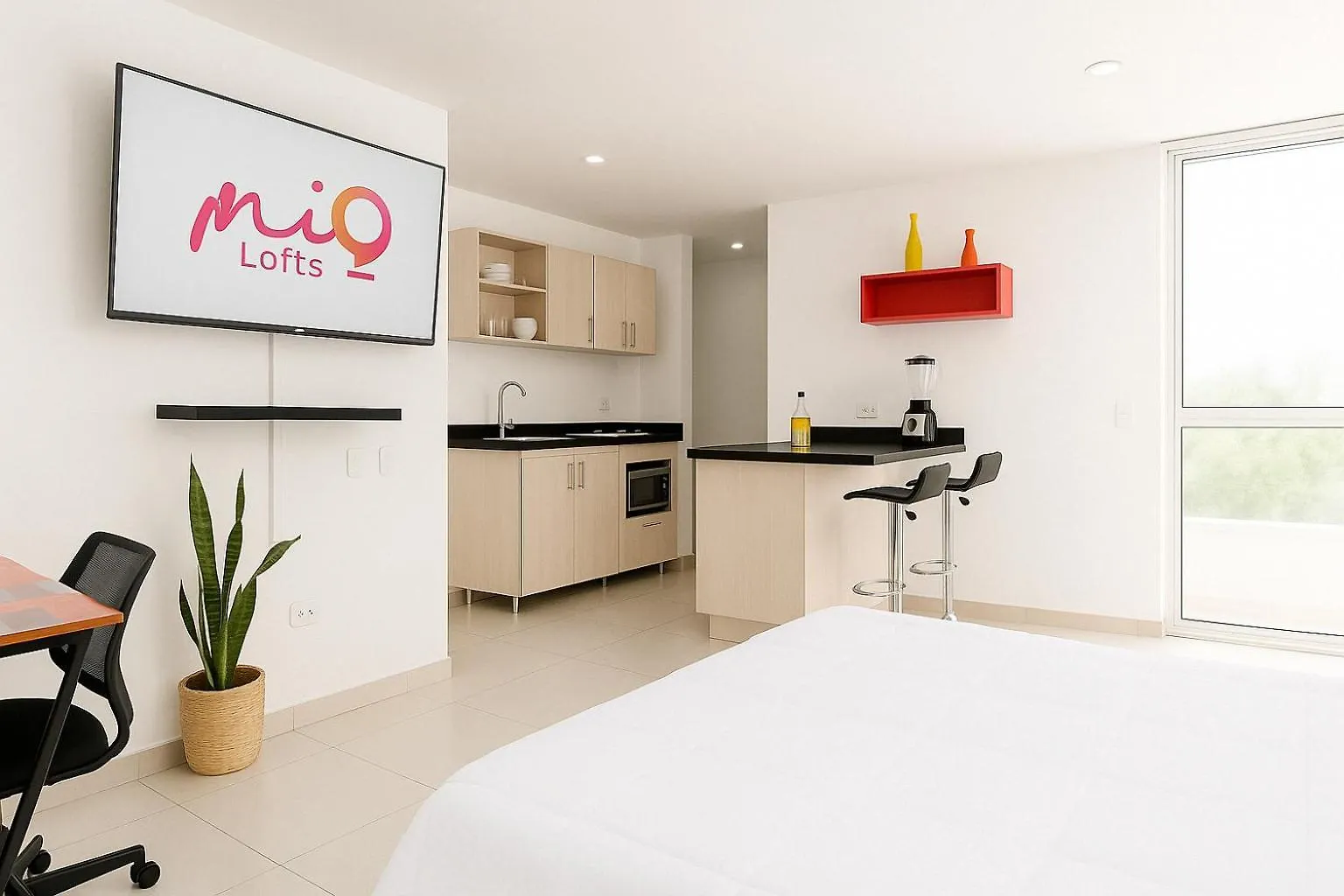 Loft Moderno En El Poblado Con Vista Y Parqueadero Mio Lofts Apartment Medellin