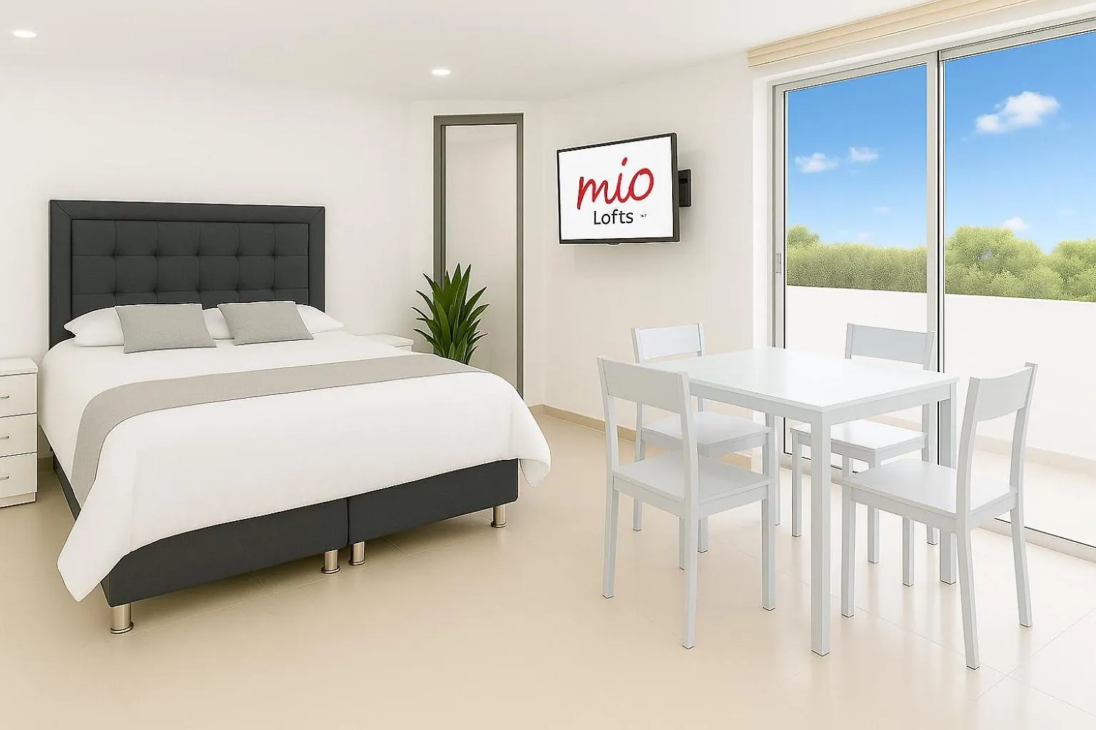 Apartment Loft Moderno En El Poblado Con Vista Y Parqueadero Mio Lofts
